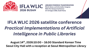 IFLA WLIC 2026 satellite conference